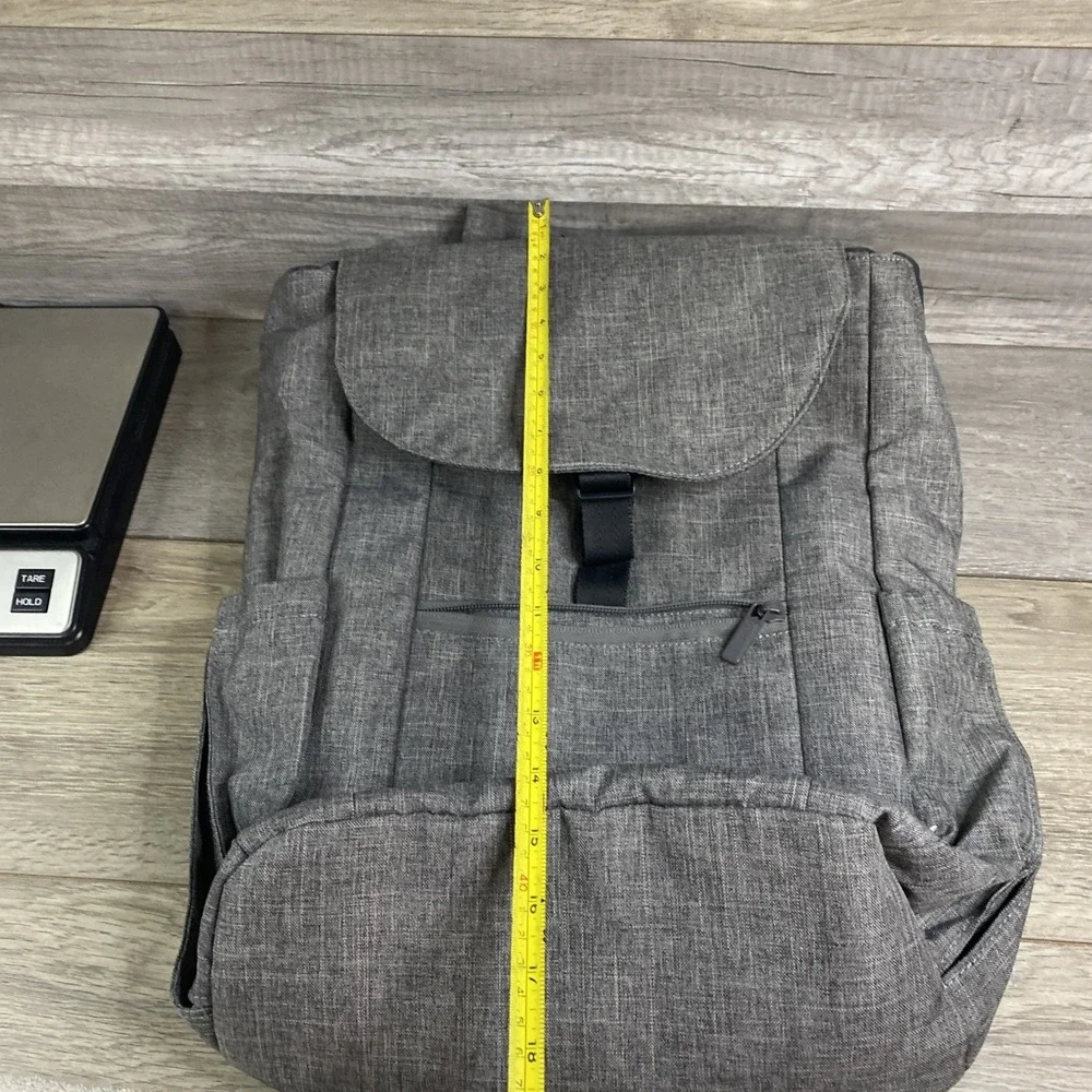 Made By Design Adult Unisex Draw Top Pockets Flat Backpack 17